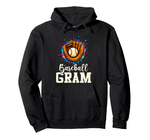 Baseball Gram Baseball Player Grandma Hoodie - Graphic Print Men Women - T-Shirt, Sweatshirt, Hoodie
