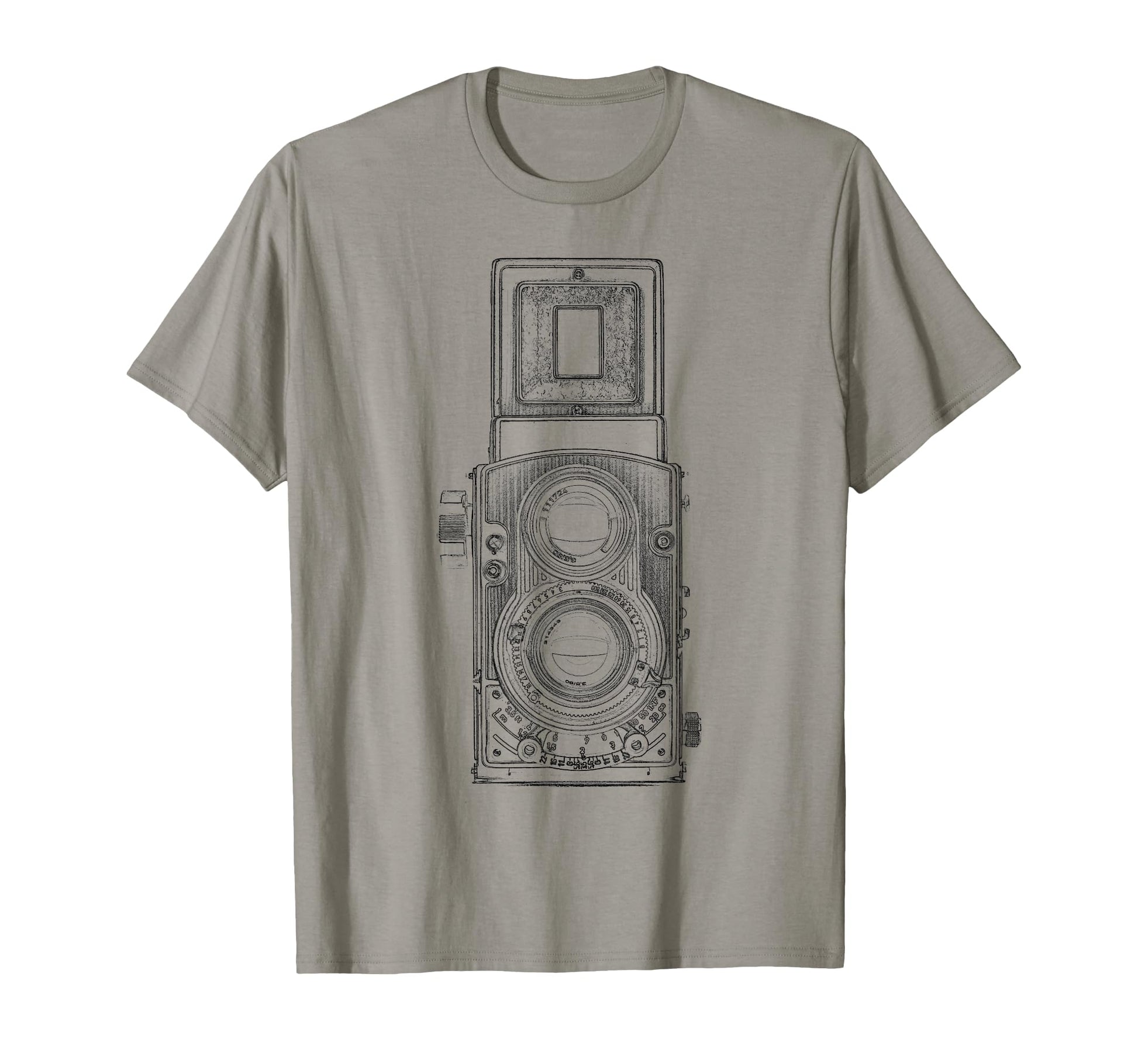 Twin Lens Reflex Camera T-Shirt - Fun Novelty Design for Adults - T-Shirt, Sweatshirt, Hoodie