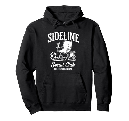 Sideline Social Club Game Day Mothers Hoodie - Trendy Graphic for Adults - T-Shirt, Sweatshirt, Hoodie