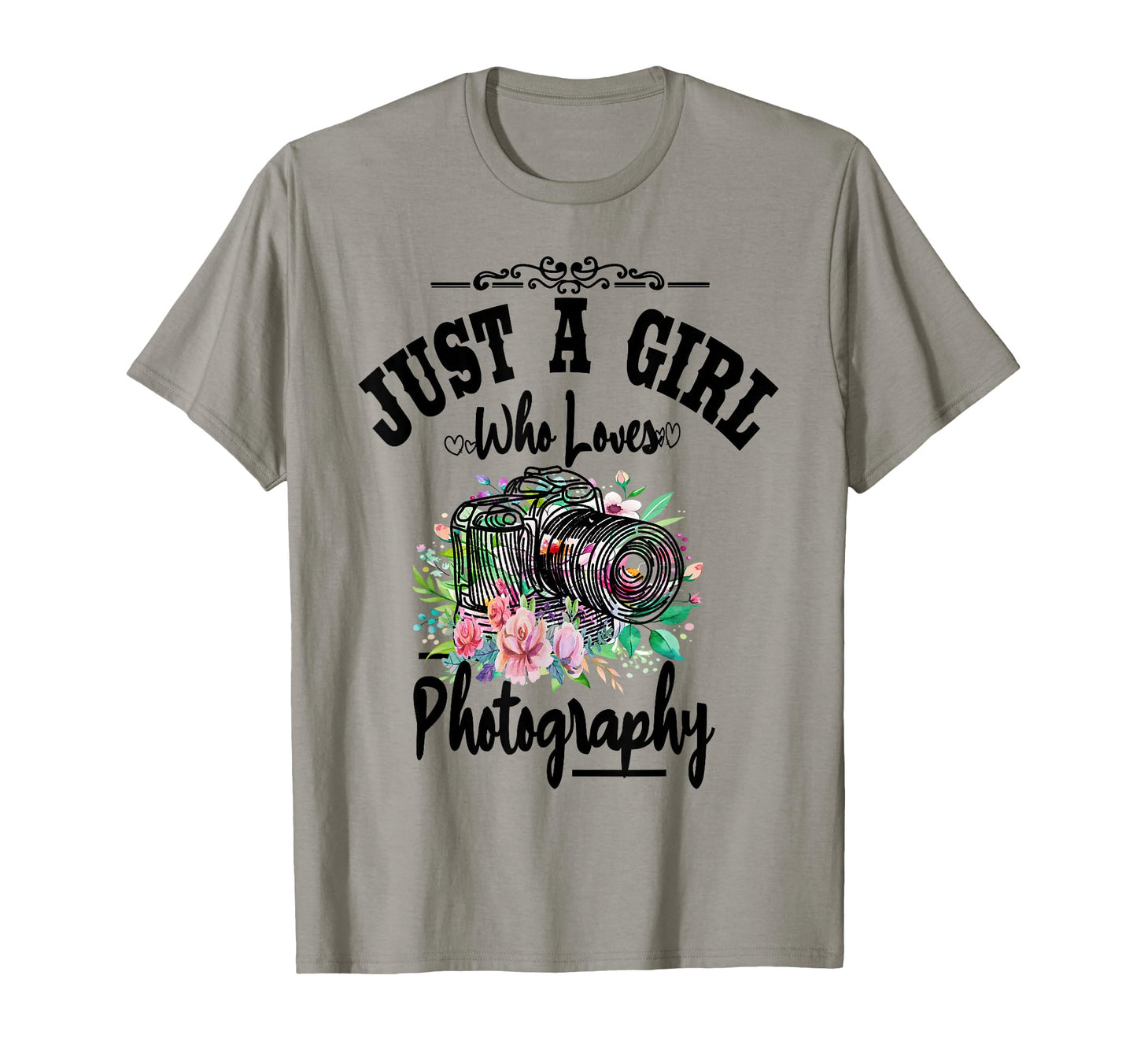 Womens Just Who Loves Photography T-Shirt - Unique Graphic for Adults - T-Shirt, Sweatshirt, Hoodie