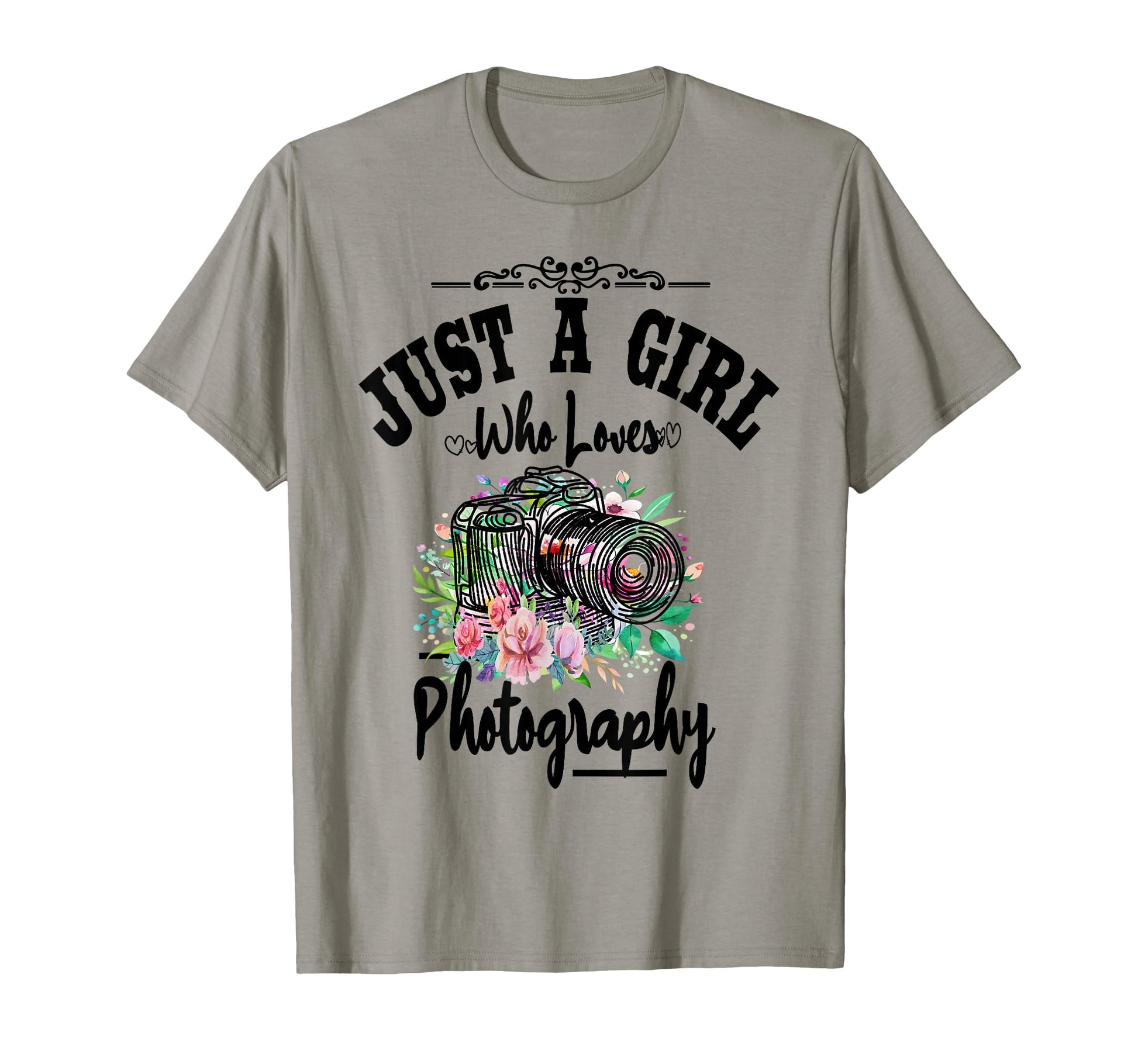 Womens Just Who Loves Photography T-Shirt - Unique Graphic for Adults - T-Shirt, Sweatshirt, Hoodie