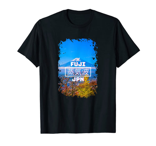 Mt Fuji Japan Art Japanese Otaku T-Shirt - Aesthetic Graphic for Adults - T-Shirt, Sweatshirt, Hoodie