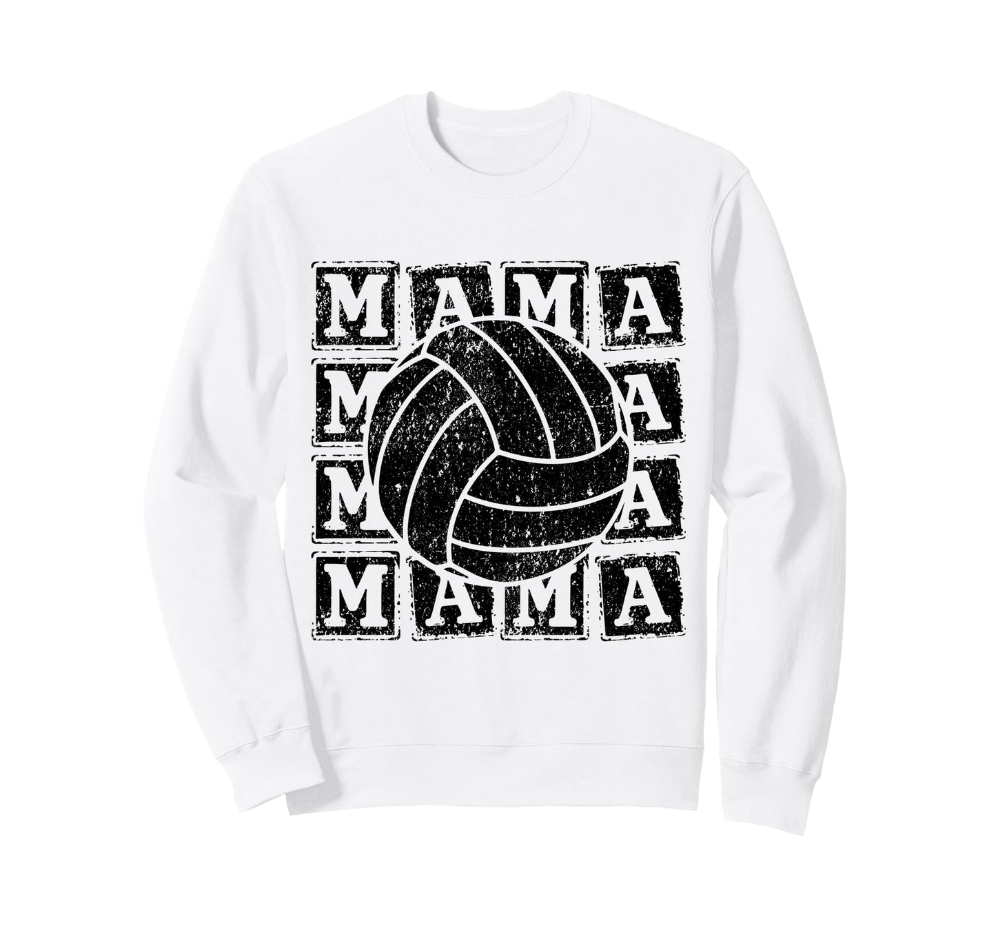 Sports Mom Designs Volleyball Mama Sweatshirt - Custom Art Print Men Women - T-Shirt, Sweatshirt, Hoodie