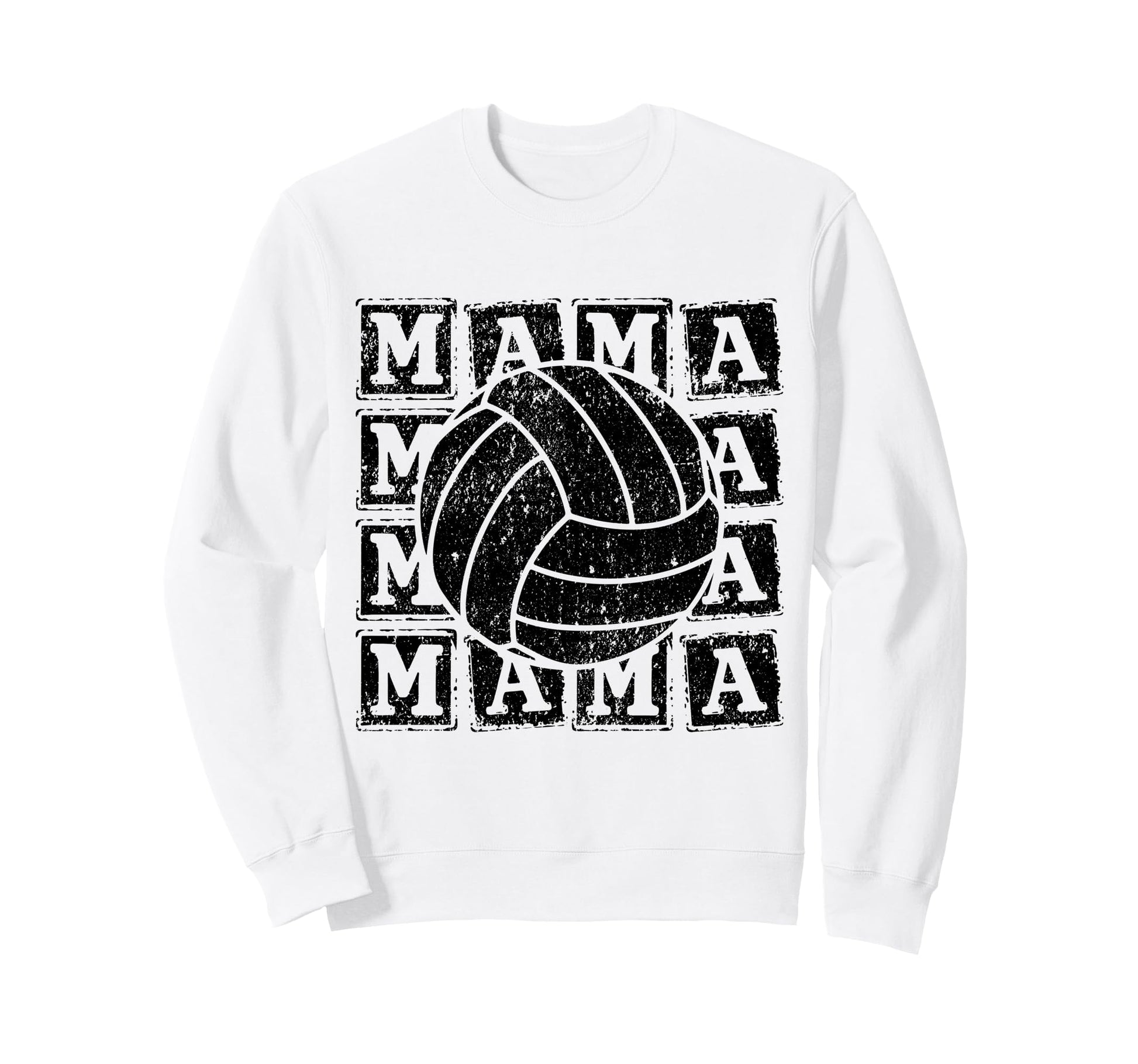 Sports Mom Designs Volleyball Mama Sweatshirt - Custom Art Print Men Women - T-Shirt, Sweatshirt, Hoodie