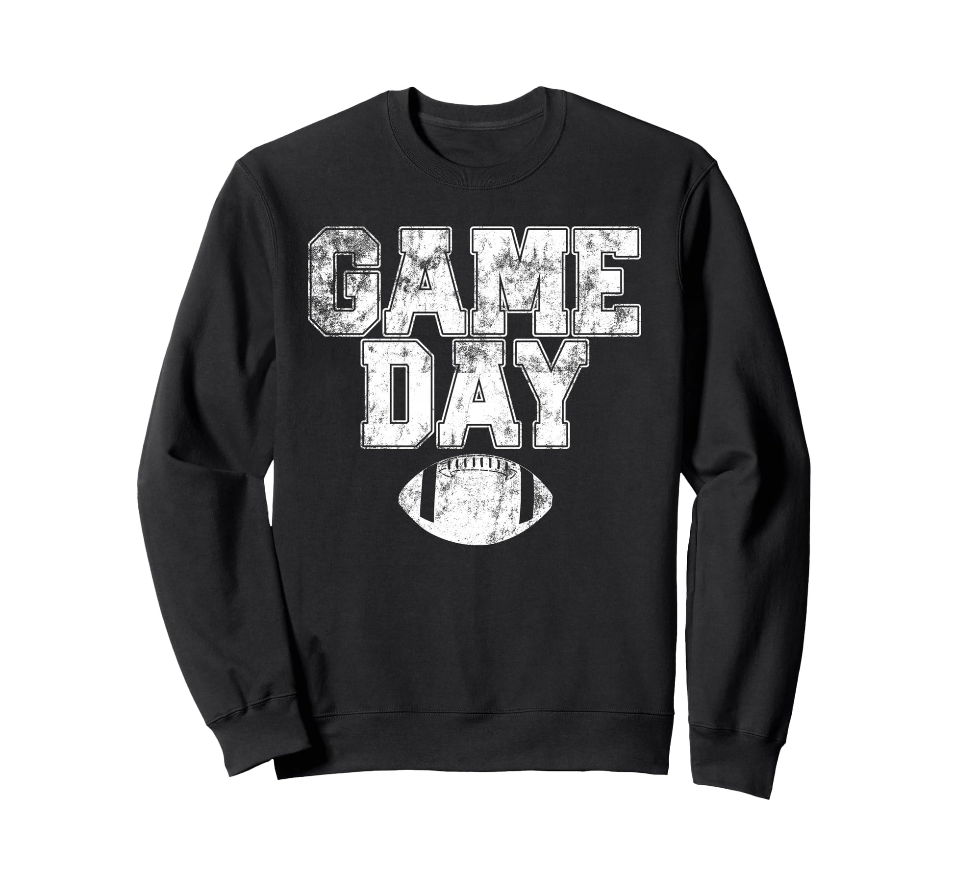 Football Day Game Distressed Sweatshirt - Casual Everyday Wear for Adults - T-Shirt, Sweatshirt, Hoodie
