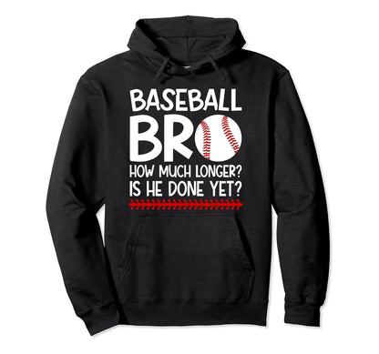 Funny Baseball Brother Baseball Hoodie - Minimalist Print Men Women - T-Shirt, Sweatshirt, Hoodie