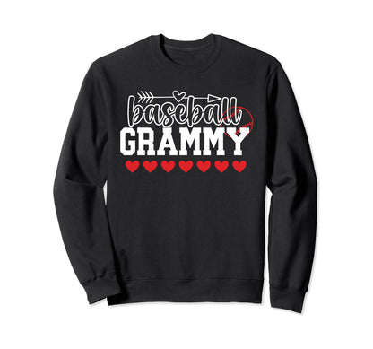 Baseball Grammy Grandma Grammy Sweatshirt - Aesthetic Graphic Men Women - T-Shirt, Sweatshirt, Hoodie