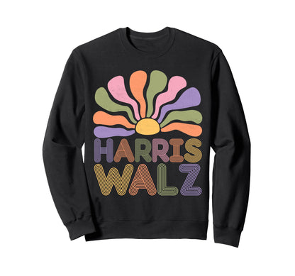 Boho Harris Walz Waltz Sweatshirt - Streetwear Style Men Women - T-Shirt, Sweatshirt, Hoodie
