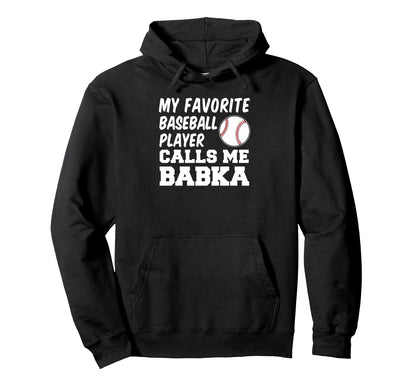 My Favorite Baseball Player Calls Me Hoodie - Graphic Print Men Women - T-Shirt, Sweatshirt, Hoodie