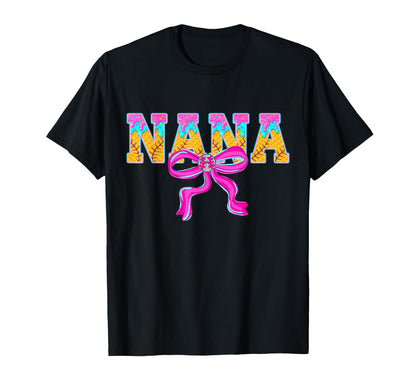 Baseball Nana Ice Cream Drip Game T-Shirt - Aesthetic Graphic Men Women - T-Shirt, Sweatshirt, Hoodie