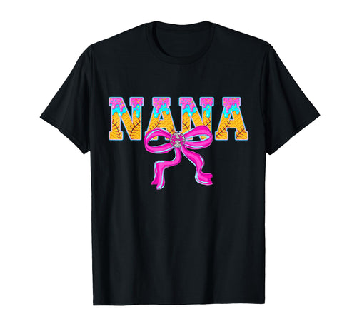 Baseball Nana Ice Cream Drip Game T-Shirt - Aesthetic Graphic Men Women - T-Shirt, Sweatshirt, Hoodie