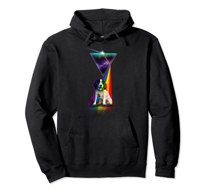 Prism English Springer Spaniel Hoodie - Unique Graphic Men Women - T-Shirt, Sweatshirt, Hoodie