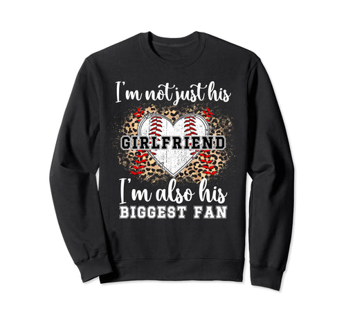 His Biggest Fan Baseball Sweatshirt - Novelty Apparel for Adults - T-Shirt, Sweatshirt, Hoodie