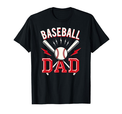 Baseball Daddy Papa Fathers Day Tees Sweatshirt - Unique Graphic Unisex - T-Shirt, Sweatshirt, Hoodie