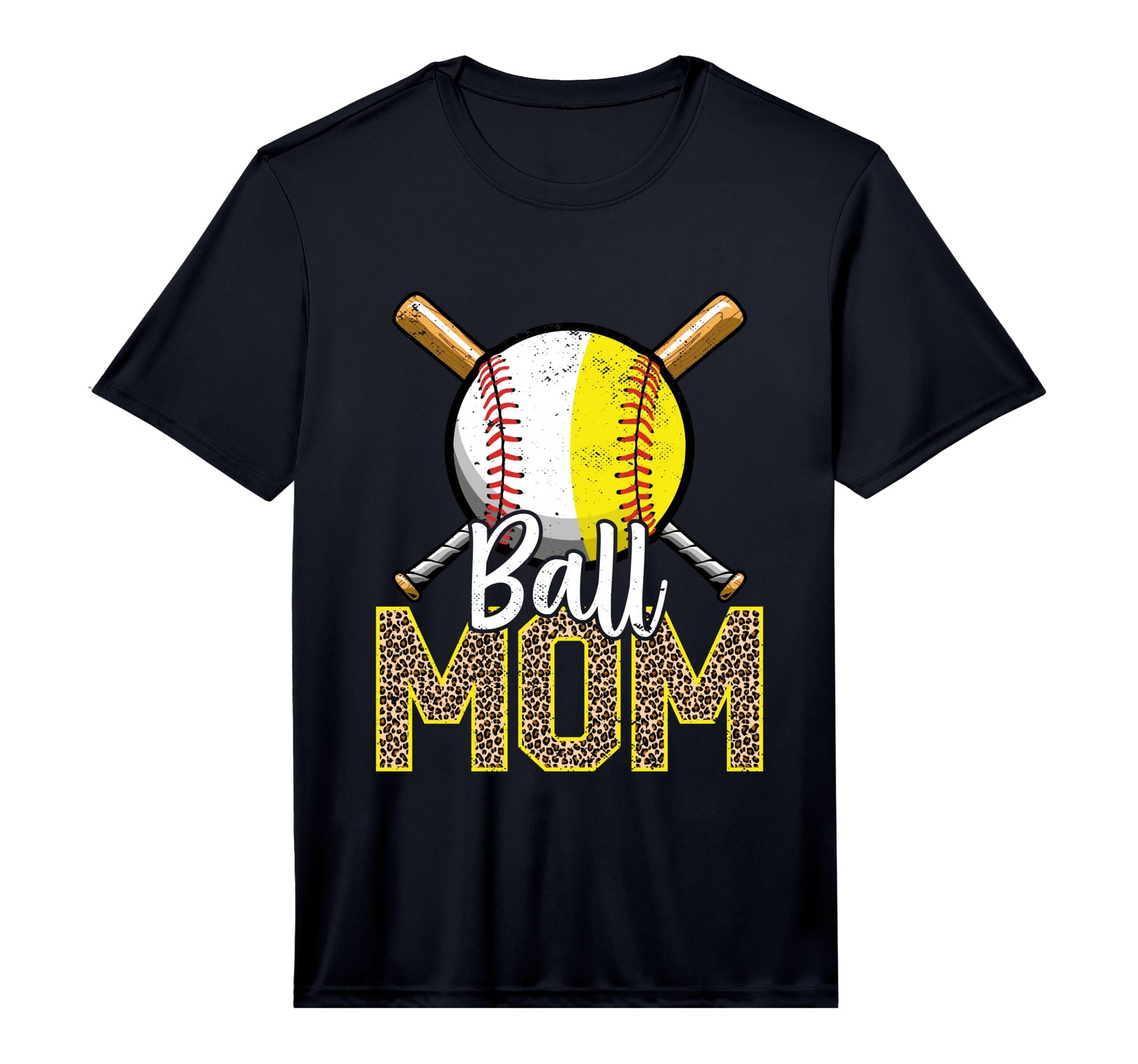 Mens Ball Mom Baseball Softball Mama T-Shirt - Trendy Graphic for Adults - T-Shirt, Sweatshirt, Hoodie