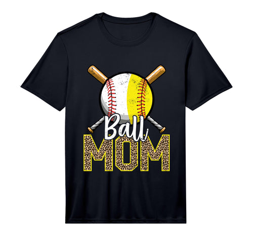 Mens Ball Mom Baseball Softball Mama T-Shirt - Trendy Graphic for Adults - T-Shirt, Sweatshirt, Hoodie