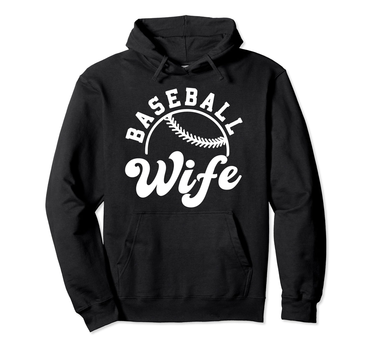 Baseball Wife Matching Baseball Team Lover Hoodie - Novelty Apparel Unisex - T-Shirt, Sweatshirt, Hoodie