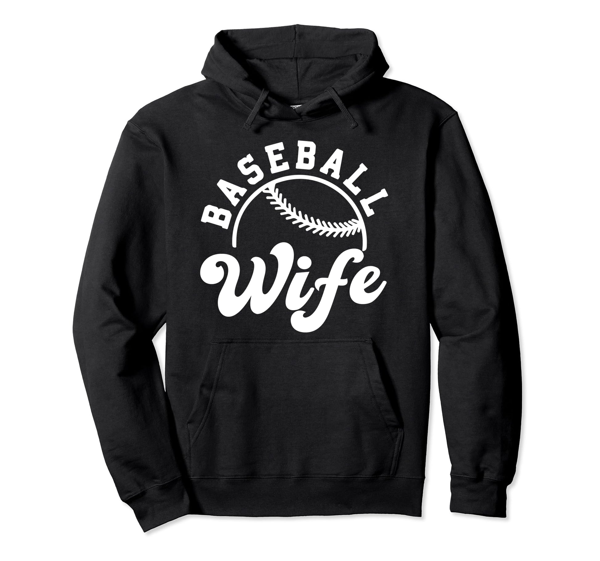 Baseball Wife Matching Baseball Team Lover Hoodie - Novelty Apparel Unisex - T-Shirt, Sweatshirt, Hoodie