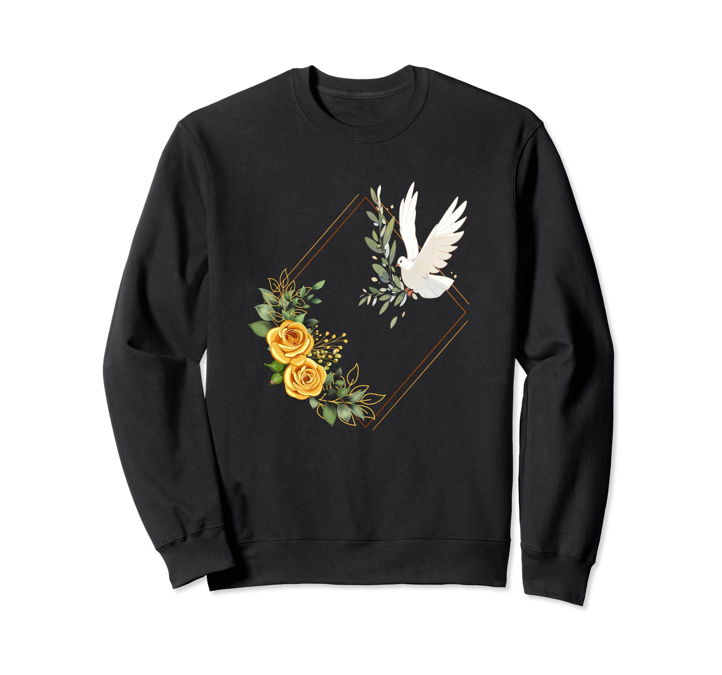 Dove Peace Love Sweatshirt - Unique Graphic for Adults - T-Shirt, Sweatshirt, Hoodie