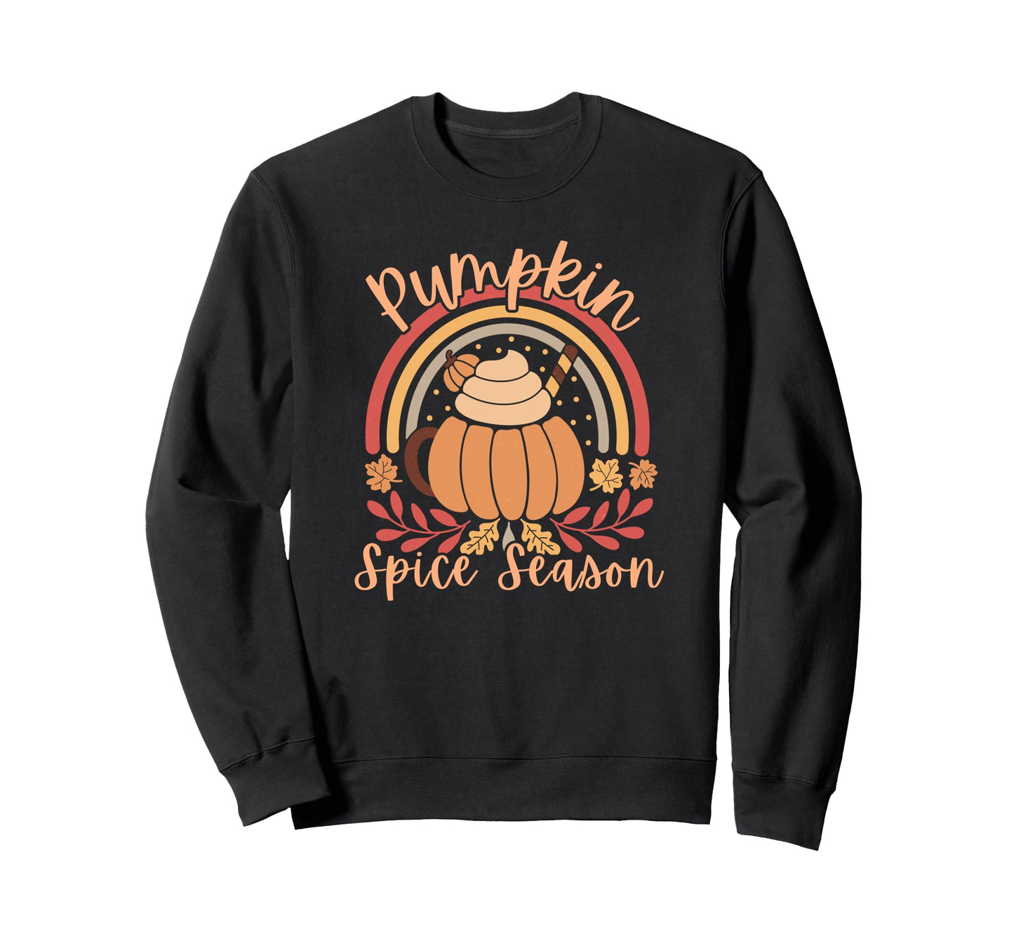Pumpkin Spice Season Weather Sweatshirt - Novelty Apparel for Adults - T-Shirt, Sweatshirt, Hoodie