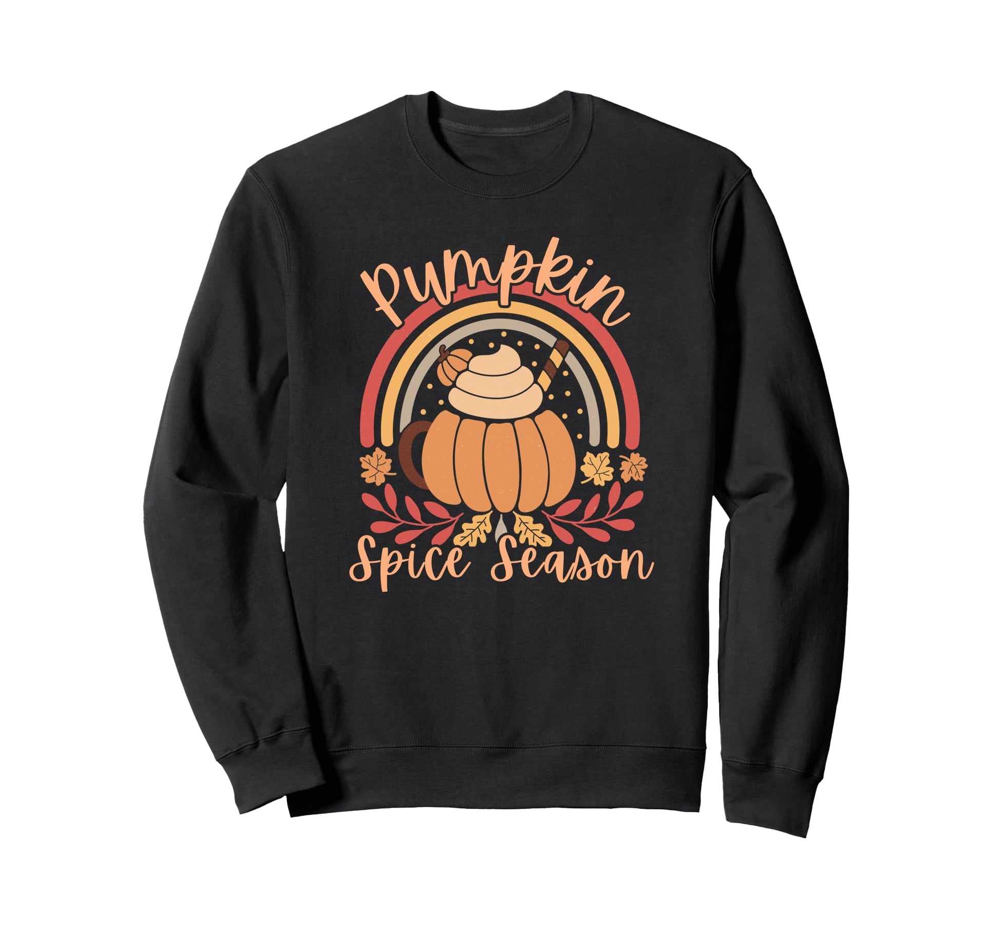 Pumpkin Spice Season Weather Sweatshirt - Novelty Apparel for Adults - T-Shirt, Sweatshirt, Hoodie