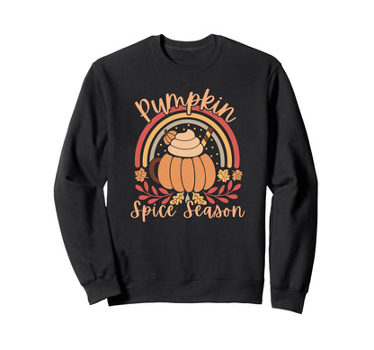 Pumpkin Spice Season Weather Sweatshirt - Novelty Apparel for Adults - T-Shirt, Sweatshirt, Hoodie