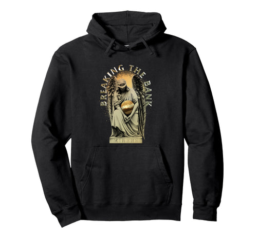 Breaking Bank Bitcoin Aesthetic Edgy Hoodie - Aesthetic Graphic Men Women - T-Shirt, Sweatshirt, Hoodie