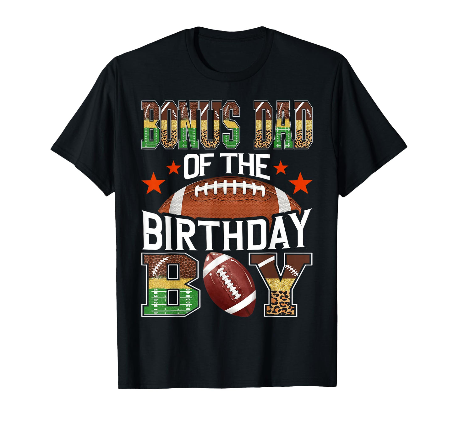 Bonus Dad Birthday Game Day Football Player T-Shirt - Unique Graphic Unisex - T-Shirt, Sweatshirt, Hoodie