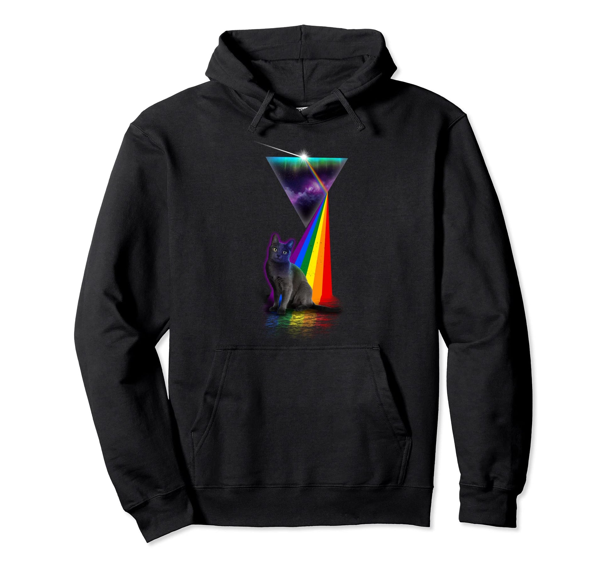 Prism Korat Cat Hoodie - Trendy Graphic Unisex - T-Shirt, Sweatshirt, Hoodie