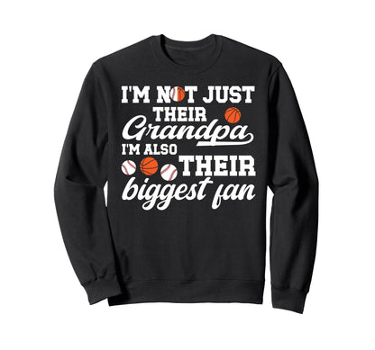 Their Biggest Fan Baseball Sweatshirt - Aesthetic Graphic Unisex - T-Shirt, Sweatshirt, Hoodie