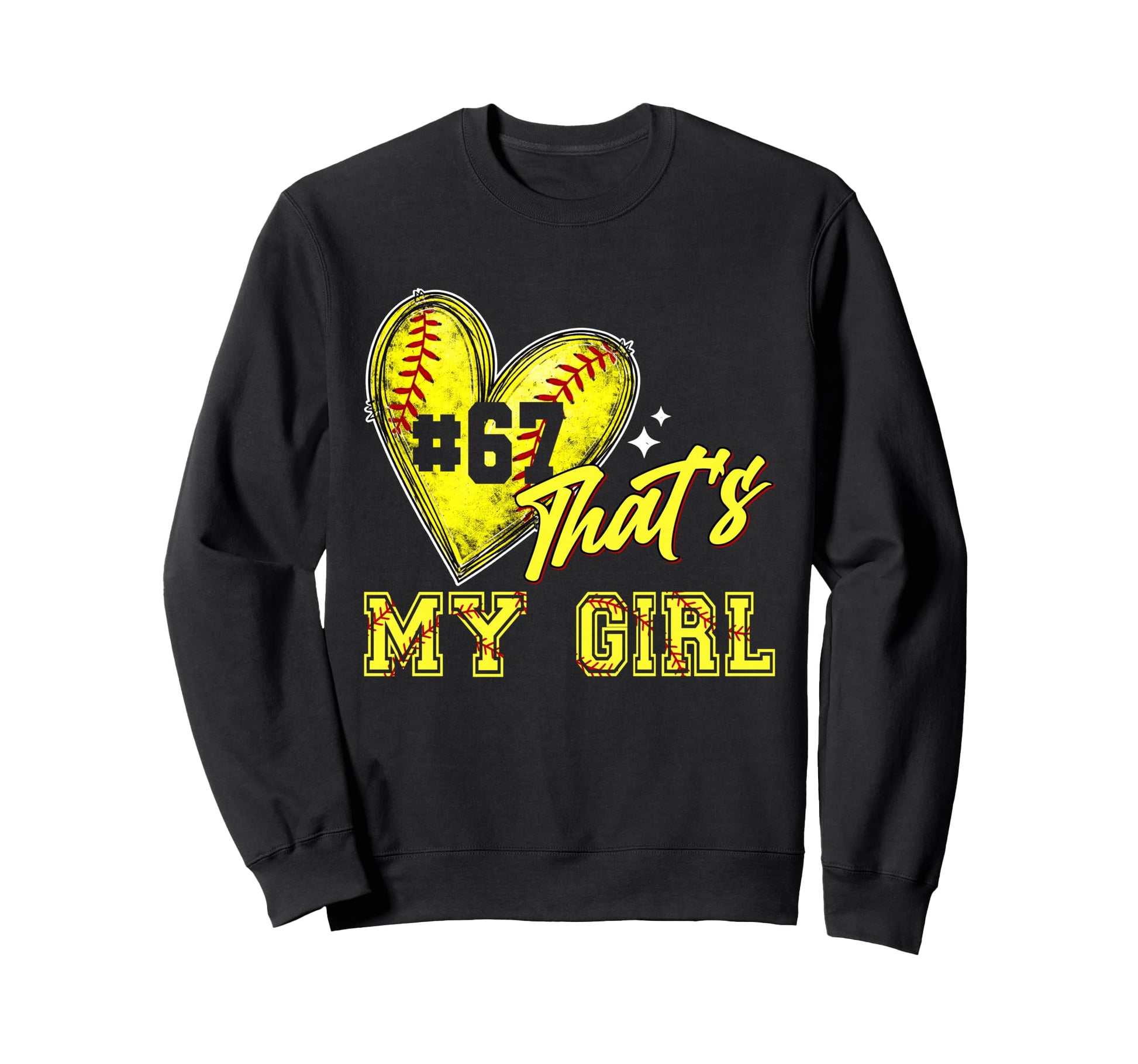 Softball Mom Dad Thats My Jersey Sweatshirt - Aesthetic Graphic Unisex - T-Shirt, Sweatshirt, Hoodie