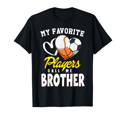 My Favorite Players Baseball Soccer T-Shirt - Aesthetic Graphic Men Women - T-Shirt, Sweatshirt, Hoodie