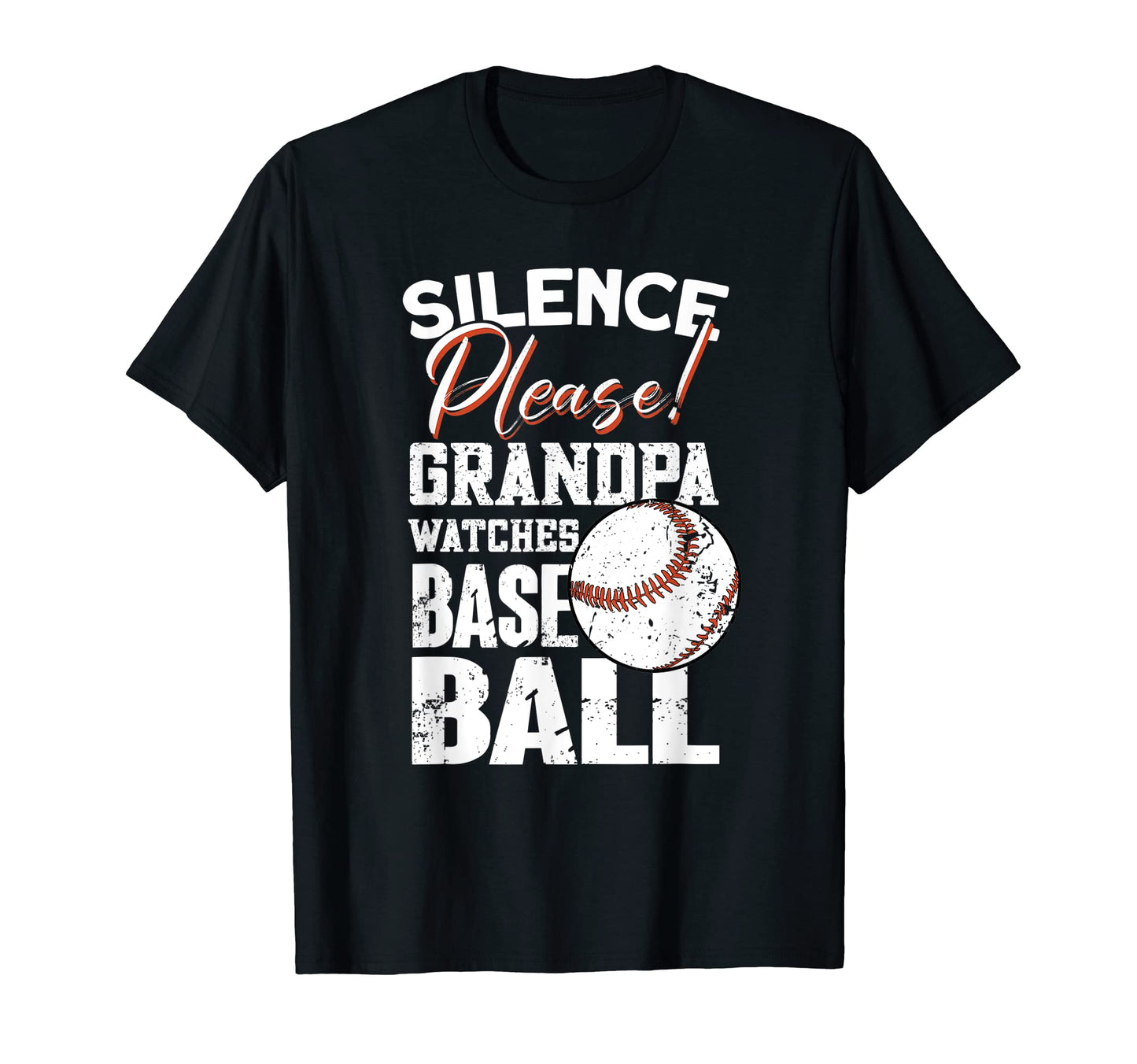 Mens Silence Please Grandpa Watches T-Shirt - Streetwear Style for Adults - T-Shirt, Sweatshirt, Hoodie
