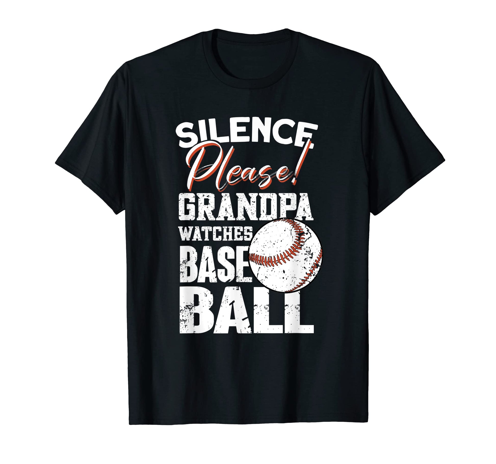 Mens Silence Please Grandpa Watches T-Shirt - Streetwear Style for Adults - T-Shirt, Sweatshirt, Hoodie