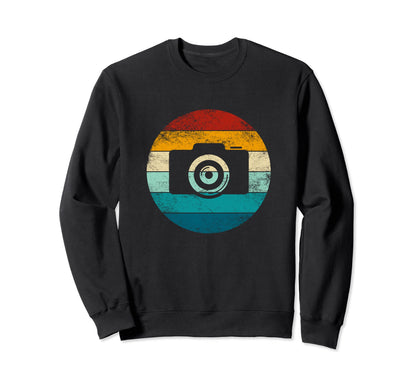 Camera Lens Camera Photographer Sweatshirt - Unique Graphic Unisex - T-Shirt, Sweatshirt, Hoodie