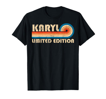 Karyl 70S 80S Sunset Stripe T-Shirt - Novelty Apparel for Adults - T-Shirt, Sweatshirt, Hoodie
