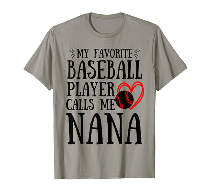 My Favorite Baseball Player Calls Me T-Shirt - Graphic Print Men Women - T-Shirt, Sweatshirt, Hoodie