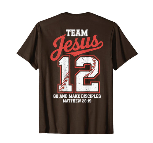 Team Jesus Baseball Christian T-Shirt - Casual Everyday Wear for Adults - T-Shirt, Sweatshirt, Hoodie