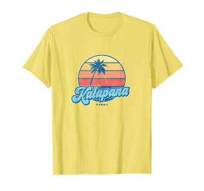 Kalapana Hawaii Hi 70S Surfer T-Shirt - Minimalist Print for Adults - T-Shirt, Sweatshirt, Hoodie