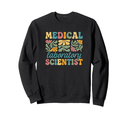 Medical Laboratory Scientist Boho Sweatshirt - Minimalist Print Men Women - T-Shirt, Sweatshirt, Hoodie