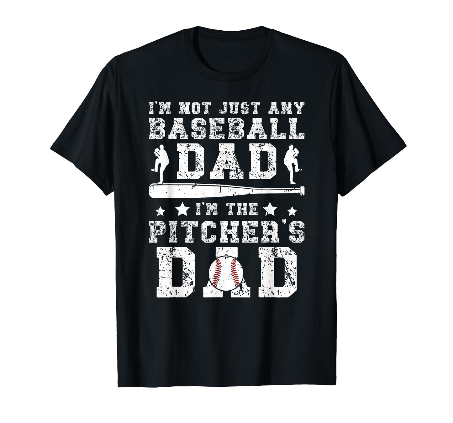 Im Baseball Pitcher Dad Baseball T-Shirt - Streetwear Style Men Women - T-Shirt, Sweatshirt, Hoodie
