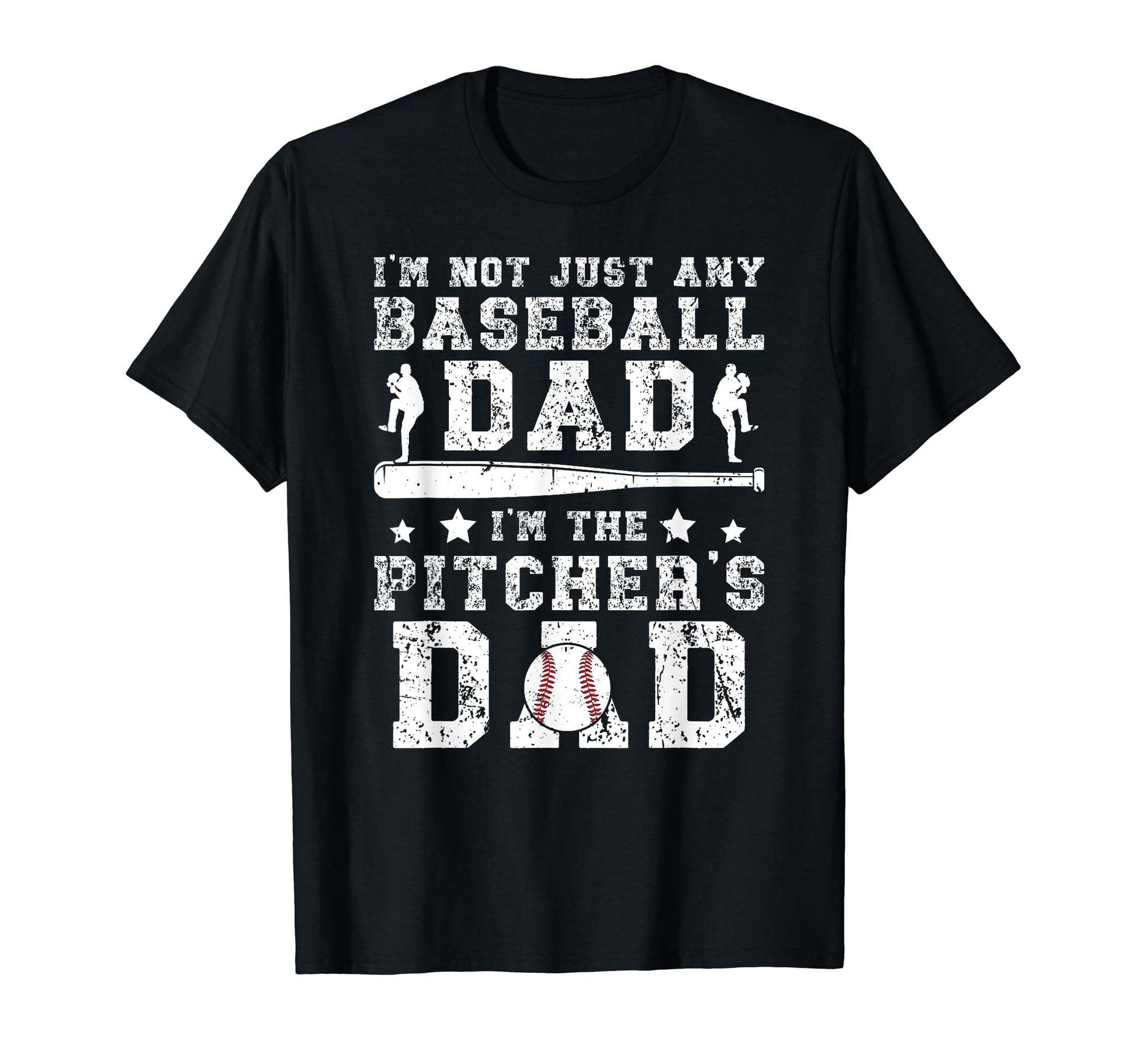 Im Baseball Pitcher Dad Baseball T-Shirt - Streetwear Style Men Women - T-Shirt, Sweatshirt, Hoodie