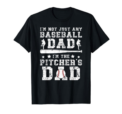 Im Baseball Pitcher Dad Baseball T-Shirt - Streetwear Style Men Women - T-Shirt, Sweatshirt, Hoodie