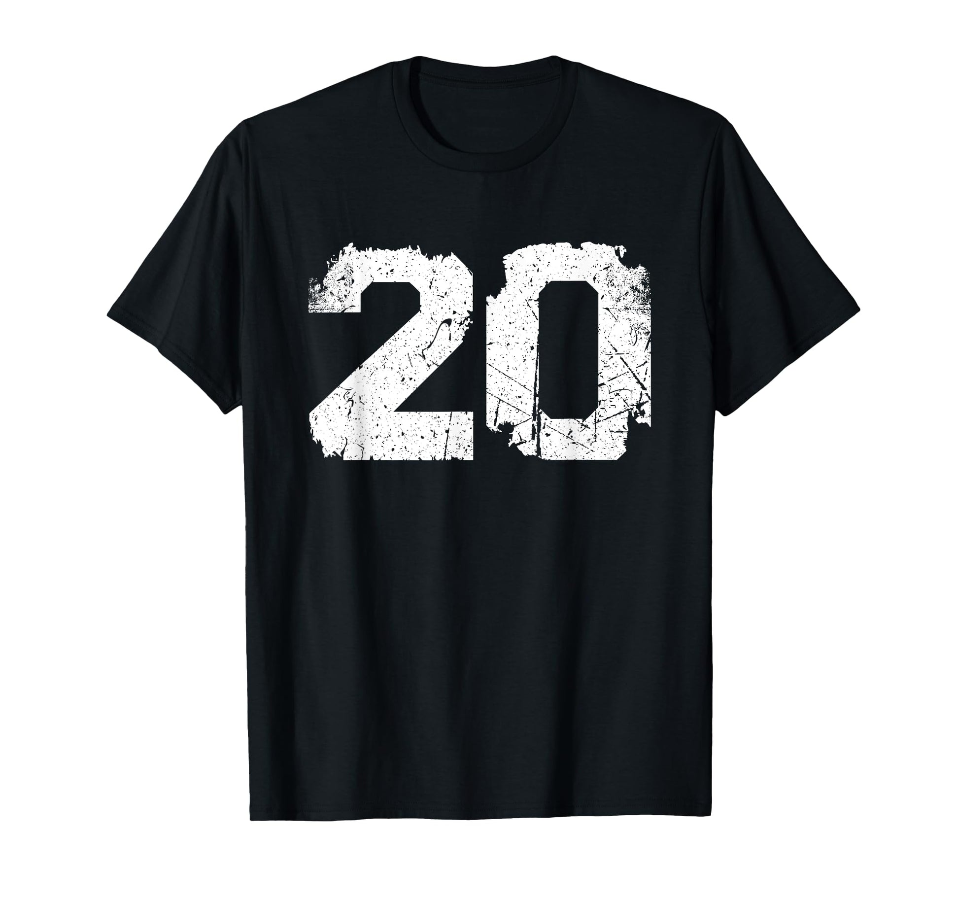 Number 20 Sport White Varsity Number T-Shirt - Novelty Apparel Men Women - T-Shirt, Sweatshirt, Hoodie