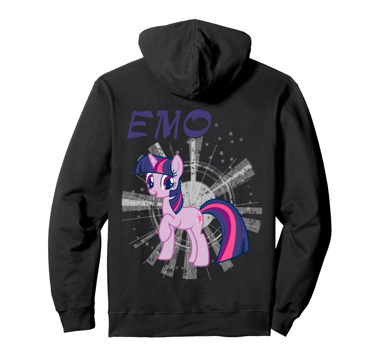 Emo Rainbow Dash Fluttershy Rarity Art Hoodie - Streetwear Style Unisex - T-Shirt, Sweatshirt, Hoodie