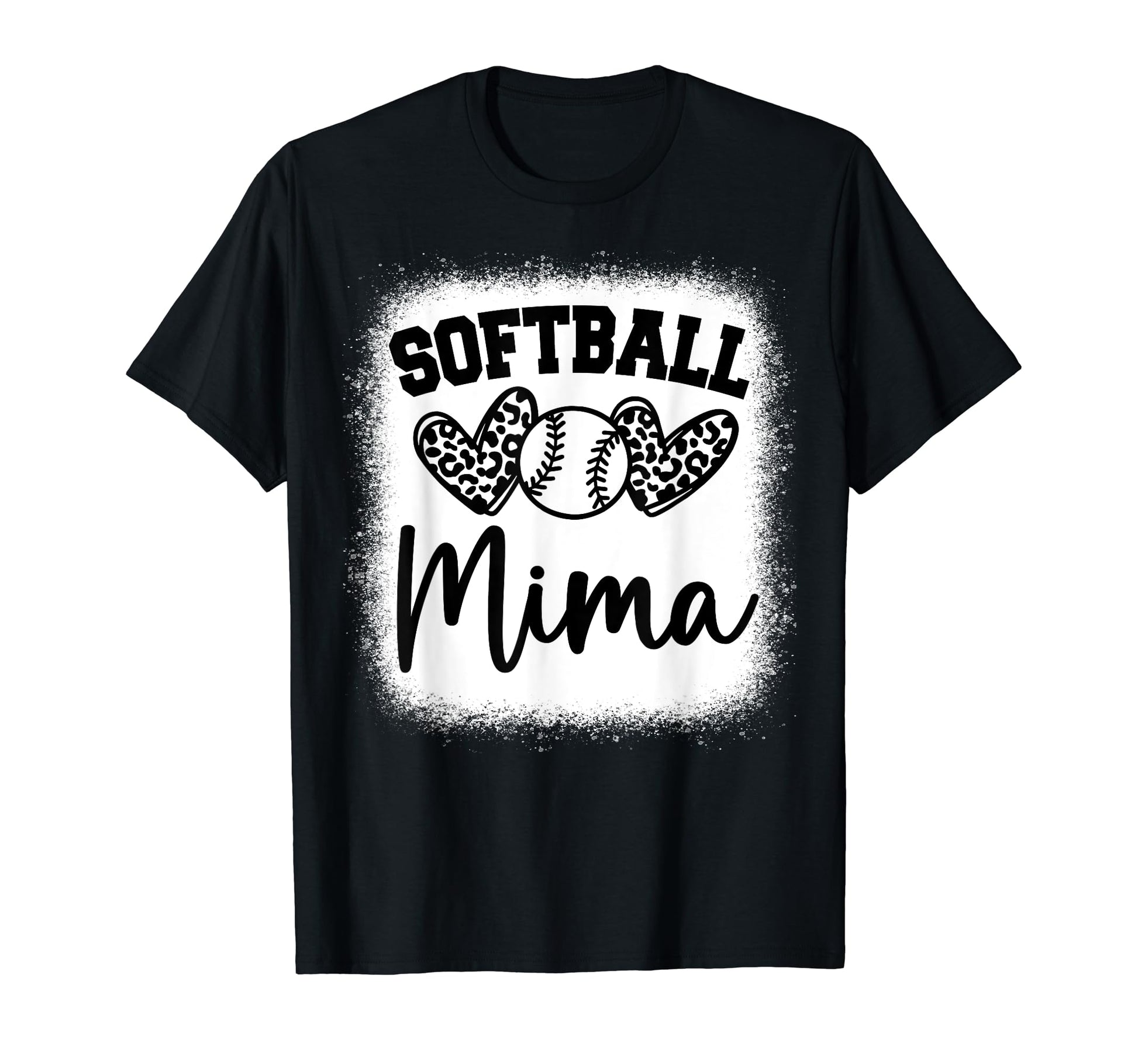 Personalized Baseball Heart Mima T-Shirt - Graphic Print Unisex - T-Shirt, Sweatshirt, Hoodie
