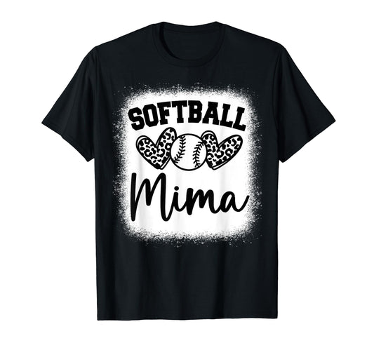 Personalized Baseball Heart Mima T-Shirt - Graphic Print Unisex - T-Shirt, Sweatshirt, Hoodie