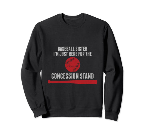 Baseball Player Sister Baseball Sweatshirt - Aesthetic Graphic for Adults - T-Shirt, Sweatshirt, Hoodie