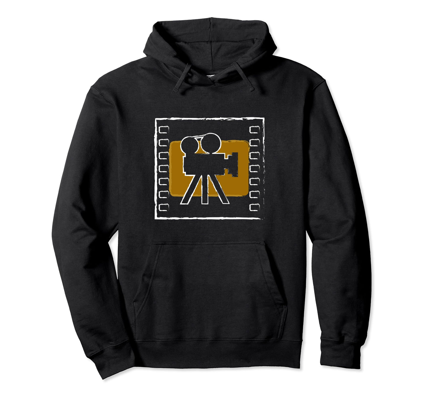 Camera Filmmaker Film Reel Hoodie - Minimalist Print Unisex - T-Shirt, Sweatshirt, Hoodie