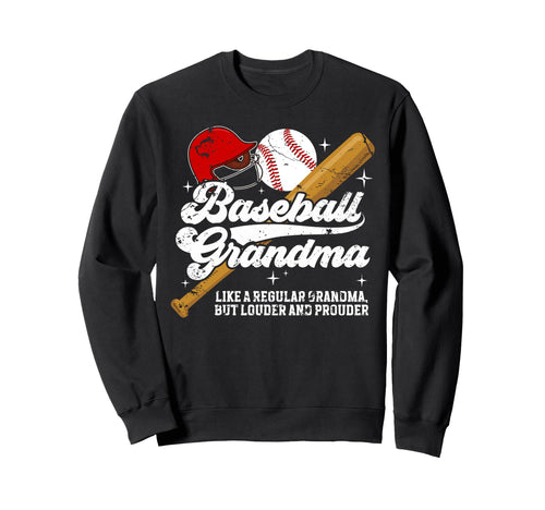Baseball Grandma Baseball Player Sweatshirt - Custom Art Print Unisex - T-Shirt, Sweatshirt, Hoodie